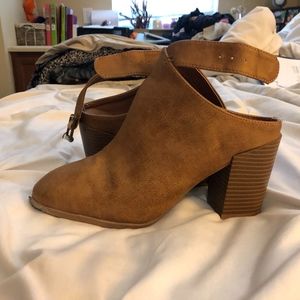 Wedge booties NWOT